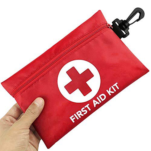 Risen Mini Erste Hilfe Set, 100-teiliges kompaktes, wasserdichtes  Überlebenskit für kleine medizinische Notfälle, perfekt für