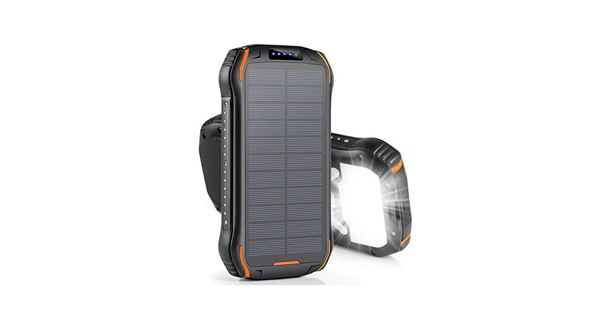 XIYIHOO Solar Powerbank 26800mah,Solar Ladegerät schnelles