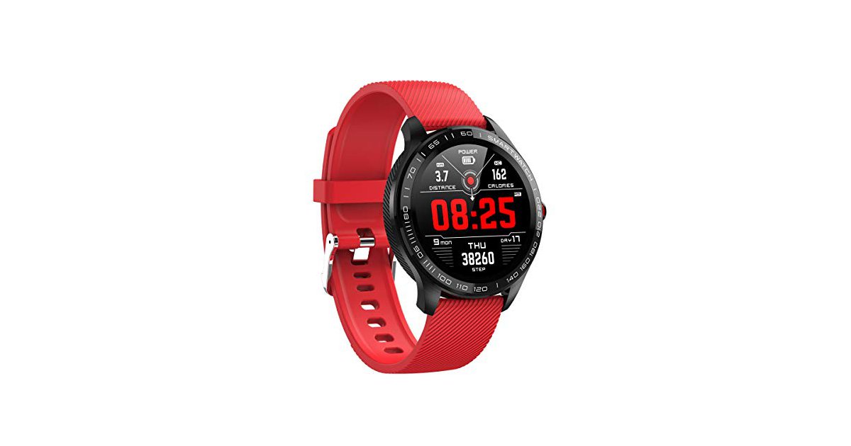 SINGOing Sportuhr Schrittzähler Pulsmesser,Unisex ErwachseneProfi