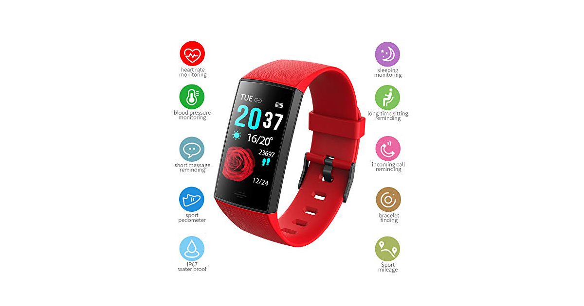 Produktbild von Smart Ring Mit Display Fitness Ring Damen Herren Smartringe Touch Zeit