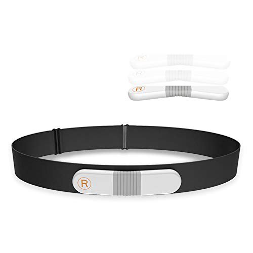 ViATOM Herzfrequenz Brustgurt, Pulsmesser Herzfrequenzmesser mit Bluetooth und ANT+, Wasserdicht EKG Monitor Pulsgurt HRM-Run für Bewegung mit Alarm