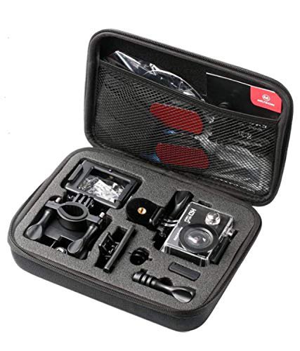 Lintern Pro Tragetasche für GoPro Apeman Apexcam CamKong Campark Crosstour Dragon Touch Action-Kameras, 23 x 18 x 7 cm, halbharte Kameratasche