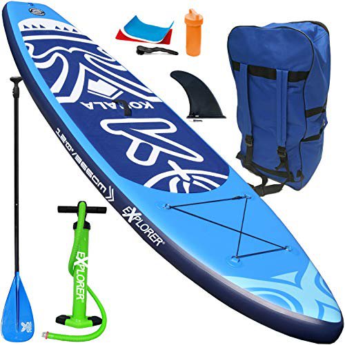 EXPLORER DVSPORT Kohala 366 SUP Board Stand Up Paddle Surfing aufblasbar Paddel ISUP Aqua