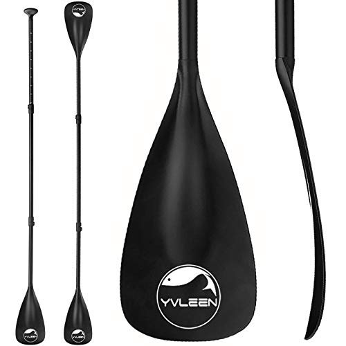 YVLEEN Alloy SUP Paddel - Verstellbares Stand Up Paddle Board Paddel - 3-teiliges oder 4-teiliges schwimmendes Kajak Paddel