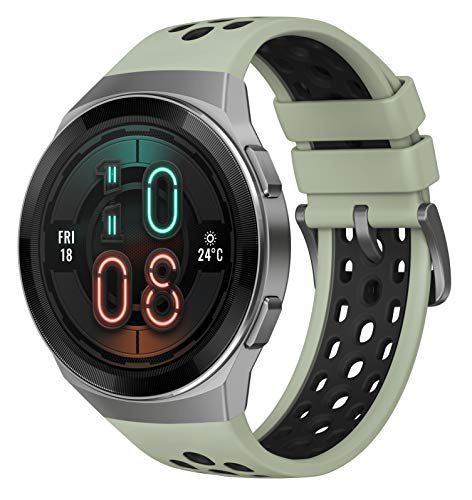 HUAWEI Watch GT 2e Smartwatch (46mm AMOLED Touchscreen, SpO2-Monitoring,Herzfrequenz-Messung,Musik Wiedergabe,GPS,Fitness Tracker,5ATM wasserdicht) Mint Green[Exklusiv+5 EUR Gutschein]