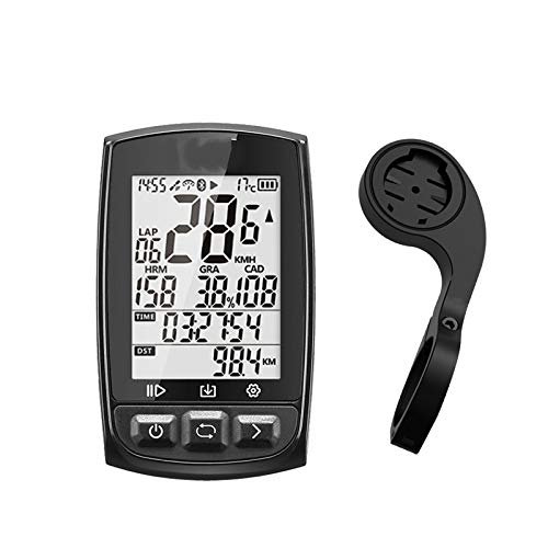 gdangel Fahrrad-Tachometer Fahrradcomputer GPS Aktiviert Fahrradcomputer-navigations-Tachometer 200 Stunden Datenspeicherung