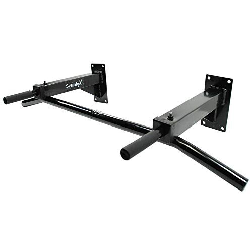 Systafex Profi Klimmzugstange Wandmontage Oberkörpertrainer Heimtrainer + Montagematerial