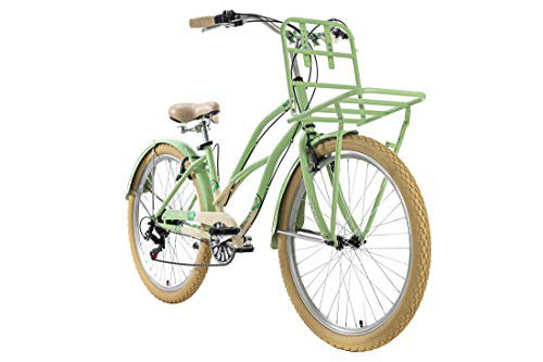 KS Cycling Beachcruiser 26'' Kahuna grün Frontgepäckträger RH 41 cm