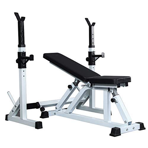 Multifunktions-Hantelbänke Squat Rack Gewicht Tisch Haushalt Multifunktionale abdominal Board Squat Rack Bankdrücken Rack Gewicht Bett Gewicht Rack Hantelbänke (Color : Black)