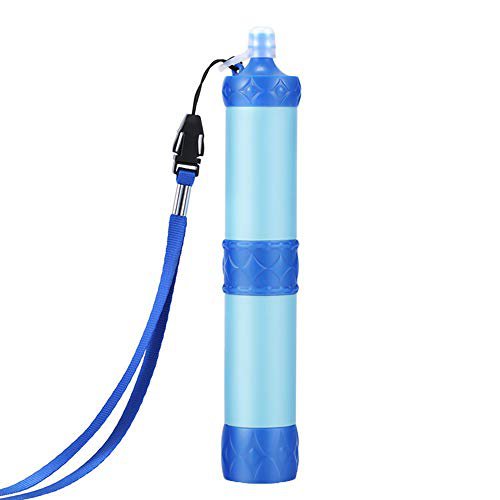 LPX Wasserfilter Outdoor, 2000L Survival Wasserfilter Camping, Mini Tragbarer Camping Wasseraufbereitung Entfernt, Wasserfilter für Camping, Wandern und Notfall