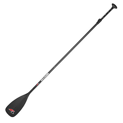 F2 Carbon SUP PADDEL Hexagon 3 TEILIG 195-240 cm ~ Full Carbon ~ MESSEPADDEL