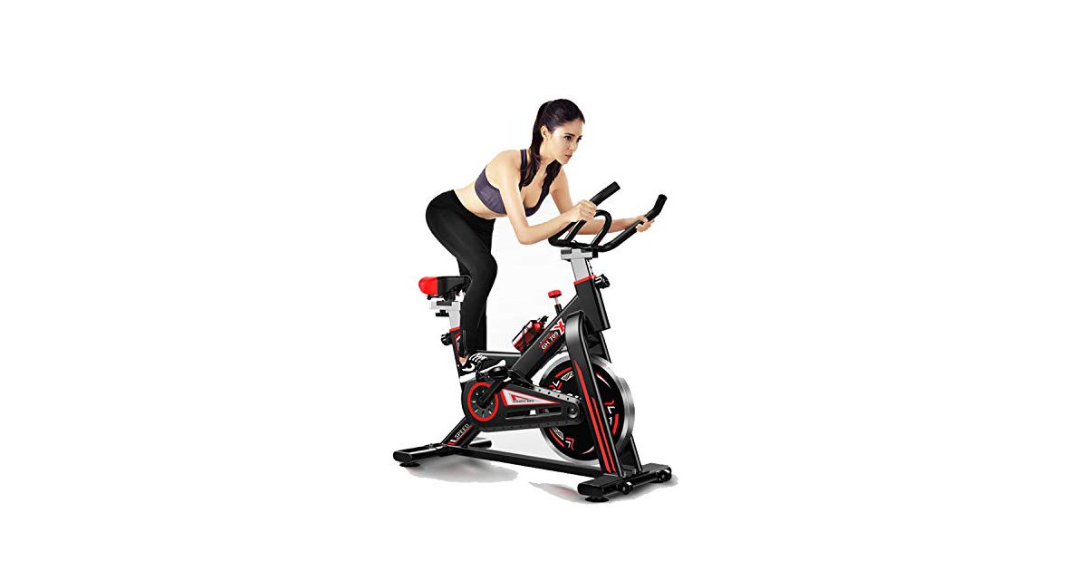 Advamsoler Hometrainer Fahrrad - Indoor Cycling Bike Mit LCD Display