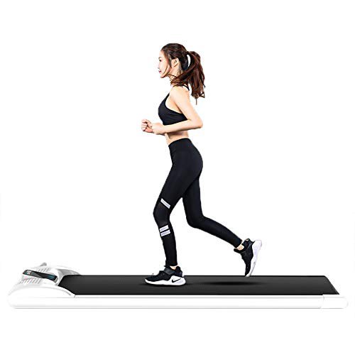Tsosginaog Laufband, Unter Schreibtisch Mechanisches Laufband,geräuscharme Induktionsgeschwindigkeitsregelung, Lauf-Jogging-Maschine Für Zuhause/Büro
