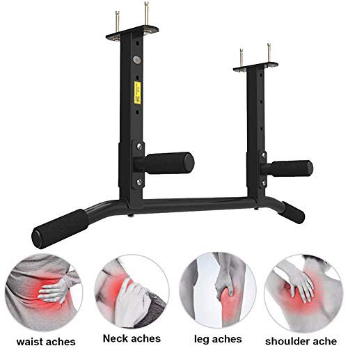 M-TOP Klimmzugstange Wand Decke, Erwachsene Klimmzüge Multigym mit Multigriff, Reckstange Pull Up Bar Max. Belastbarkeit Bis 300 Kg
