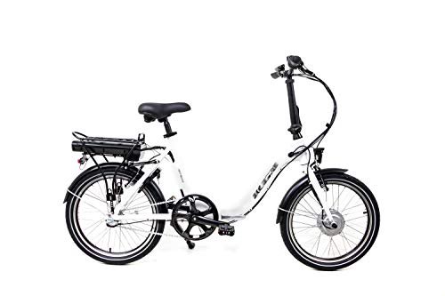 Allegro 20 Zoll Elektro Faltrad E Bike Klapprad Pedelec Shimano Nexus 3 Gang Rücktritt Weiss