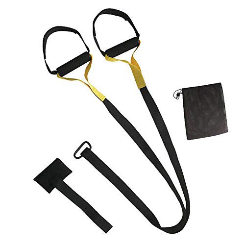 LinkLvoe Schlingentrainer Sling Trainer Set Mit TüRanker Suspension Training TRX Resistance Bands Widerstandsband Set Geeignet FüR Unterwegs Und FüR Das Training Im Innen- Und AußEnbereich