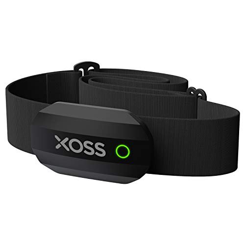 XOSS Herzfrequenzmesser Bluetooth / ANT + Brustgurt IP67 Wasserdicht kann mit Sport-Apps und Fahrradcomputern für Laufen, Radfahren, Fitnessstudio und Outdoor-Sport verbunden Werden