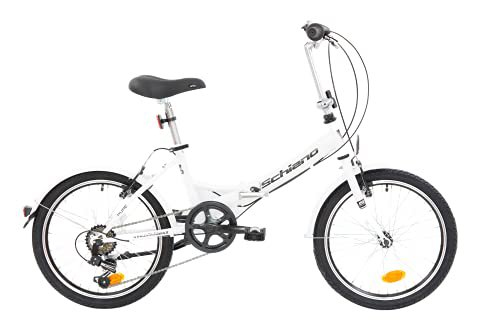 F.lli Schiano Pure Faltbares Fahrrad, Weiß/Schwarz, 20''