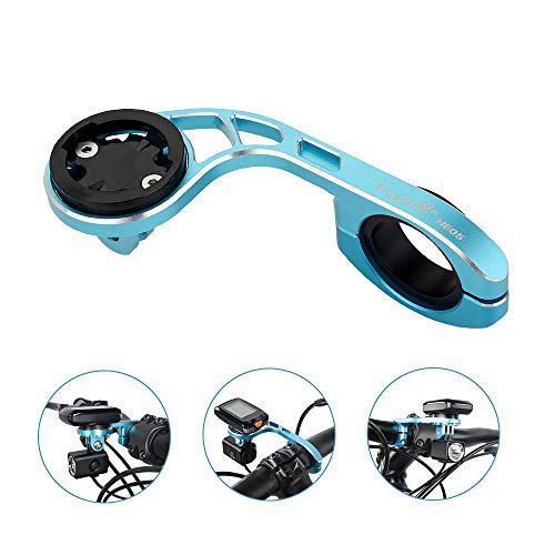 TrustFire Fahrrad-Halterung für Lenker, verstellbar, Halterung für Fahrrad, Mountainbike, Lenker, GPS, Halterung für Stoppuhr, Sport, Kamera, Garmin Bryton (blau)