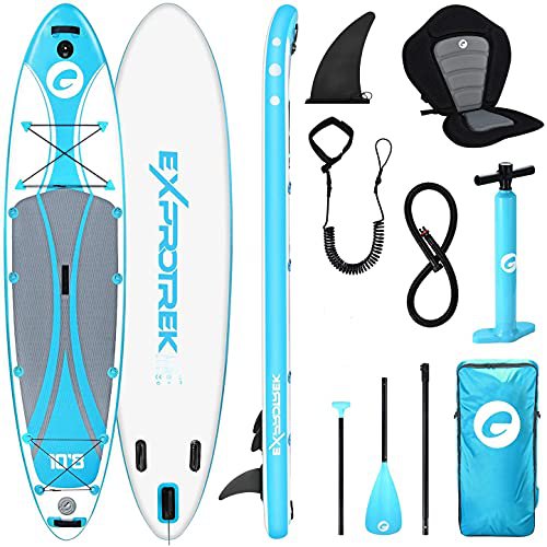 Exprotrek Unisex Adult E-s-1 stand up paddle board, Blue, 10 8 EU