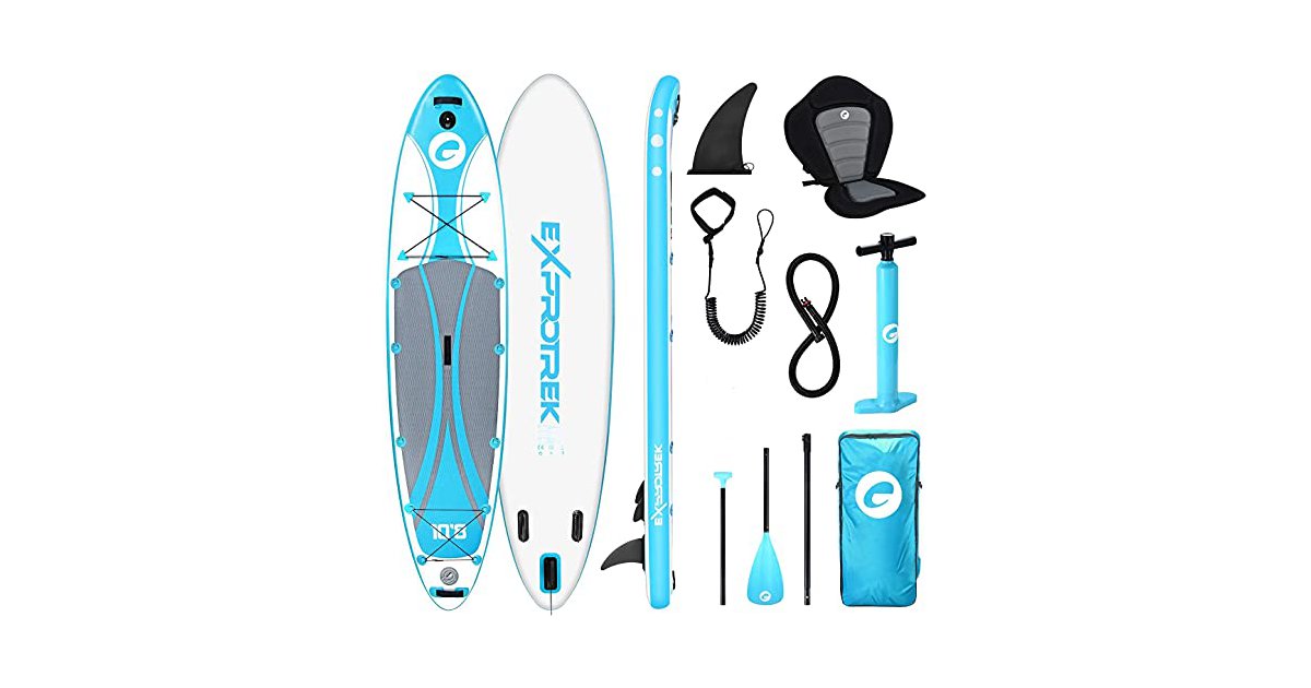 Exprotrek Unisex Adult Es1 stand up paddle board, Blue, 10 8 EU