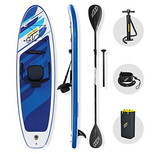 Hydro-Force Bestway  SUP Allround Board-Set, Oceana, 305 x 84 x 12 cm, mit Kajak-Sitz und Paddel