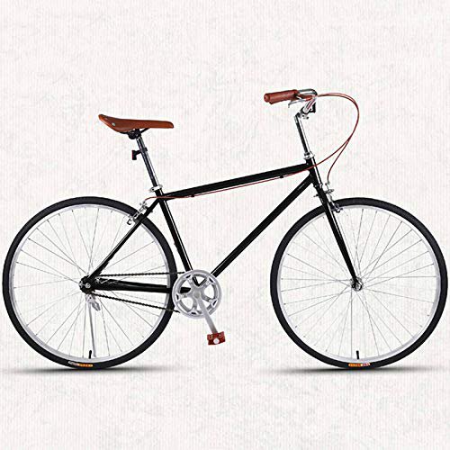 Bove Vintage 26 Inch Citybike Scheibenbremsen Stoßdämpfer Leicht Und Stabil Fahrrad Unisex-Single-Speed-A