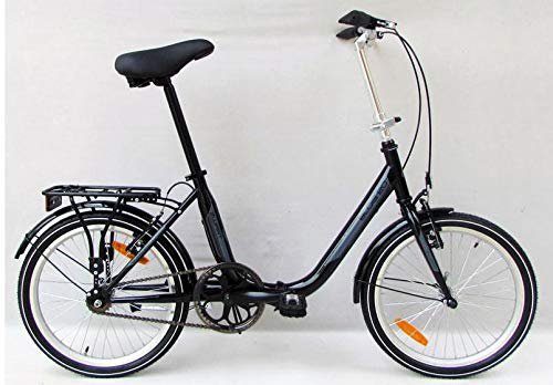 Frank Bikes 20" 20 Zoll Klapprad Klappfahrrad Faltfahrrad Faltrad Camping Fahrrad Rad Bike Blois SCHWARZ