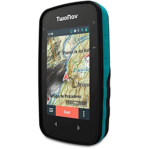 Two Nav TwoNav - GPS Cross - Multisport Fahrrad MTB Radfahren Wandern Trekking / Kompakt und Leicht / Bildschirm 3,2" / Autonomie 20 h / Speicher 32 GB / Topografische Karte enthalten
