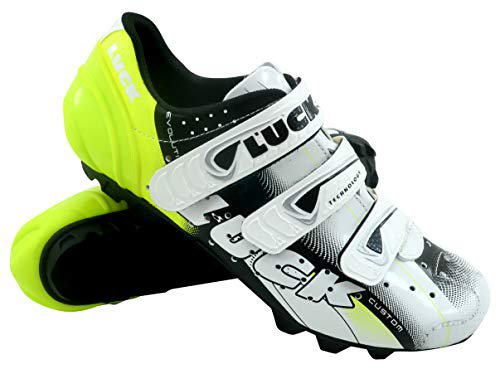 LUCK Fahrradschuhe Extreme 3.0 MTB, mit Carbon-Sohle und dreifacher Klettverschluss 40 EU gelb