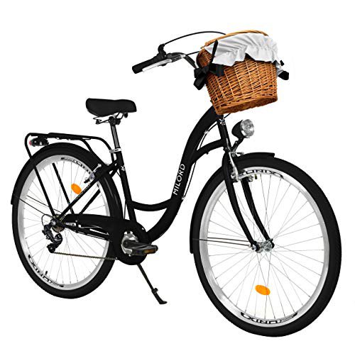 26 Zoll 7-Gang Shimano Milord Komfort Fahrrad Citybike Retro Damenfahrrad Hollandrad