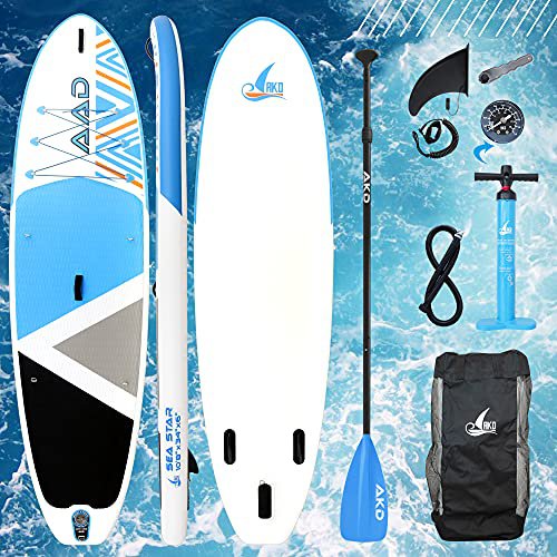 AKD Seastar 10'8" SUP Board 325 x86 x15cm Paddle Board Aufblasbar 165KG
