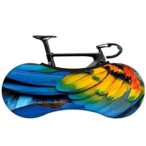 DYWER Fahrradhüllen Fahrrad Schutzhülle Staubdichte Indoor-Mountainbike-Abdeckungen Waschbare Elastische Kratzfeste Fahrradabdeckung Mit Getriebeschutzfunktion Für Reifen Von 26-28 Zoll