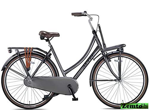 Hooptec Damen Hollandrad 28 Zoll  hell-warm-Grau 57 cm