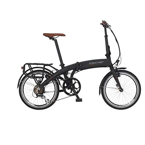 FISCHER Fischer Unisex – Erwachsene 62379 E-Bike, schwarz matt, Rahmen = 30 cm