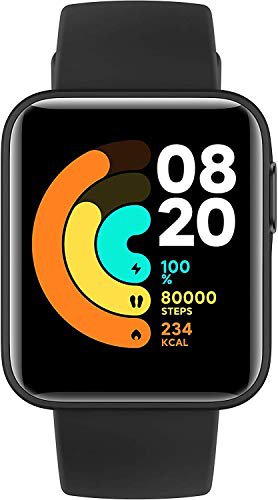 Xiaomi Mi Watch Lite Smartwatch (1,4" TFTLCD-Touchscreen; Messung und Überwachung Herzfrequenz, Schlafzyklus; GPS; Luftdruck- & Höhenmesser; 11 Sportmodi; 5 ATM; 9 Tage Batterielaufzeit) Schwarz