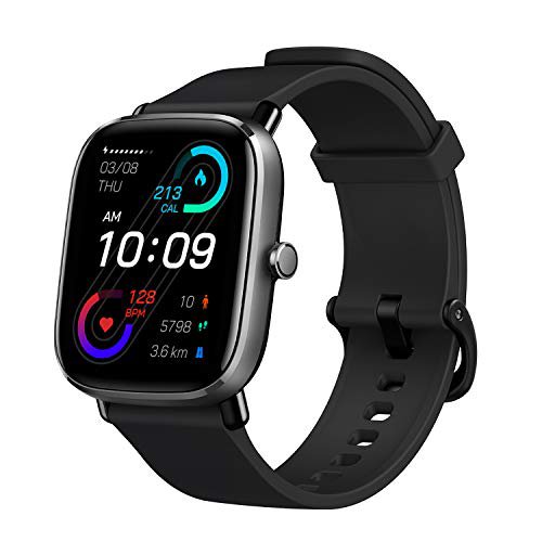 Amazfit Smartwatch GTS 2 Mini GPS Aktivitätstracker 1,55'' mit 70 Sportmodi, 14 Tagen Akkulaufzeit, Überwachung von SpO2, Herzfrequenz, Schlaf und Stress für Herren Damen