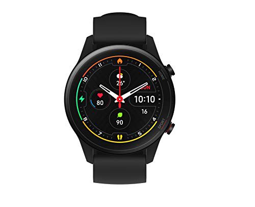 Xiaomi Mi Watch, Smartwatch, 1,39 Zoll AMOLED HD Display, bis zu 16 Tage Laufzeit, integriertes GPS, 117 Fitness-Modi, schwarz, italienische Version