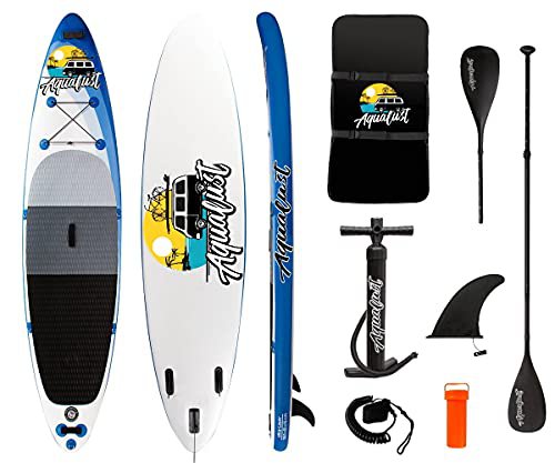 AQUALUST 12'0" SUP Board Stand Up Paddle Surf-Board Kajakpaddel Leash 365x81cm