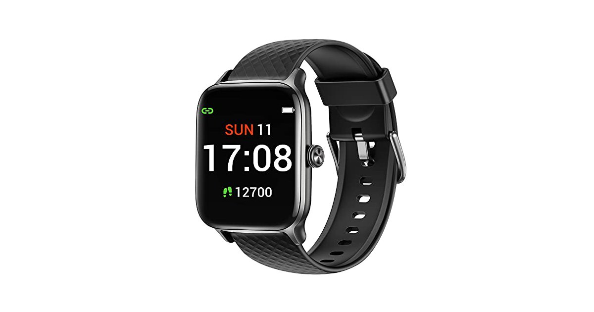 Letsfit Smartwatch für Damen Herren, 1.3 Zoll Voll Touchscreen Fitness