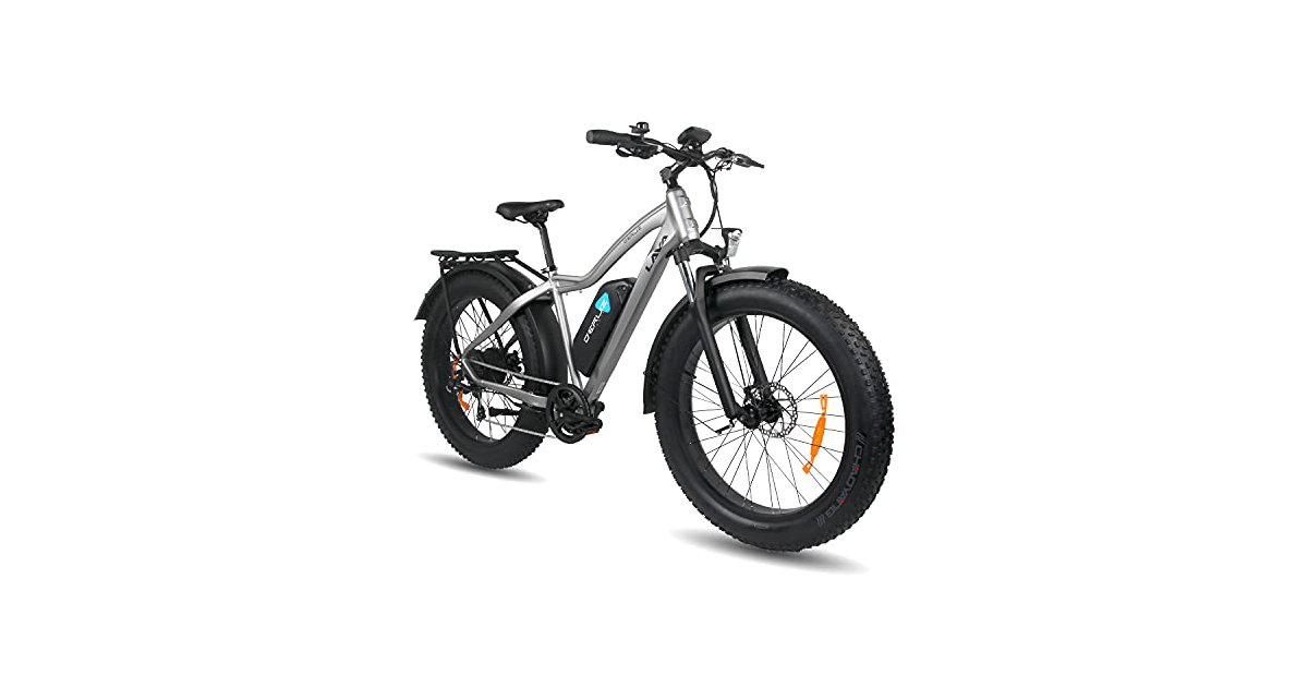 DERUIZ Lava EBike 26" Elektrische Fahrräder für Erwachsene Ebikes 48V Herausnehmbarer 13Ah
