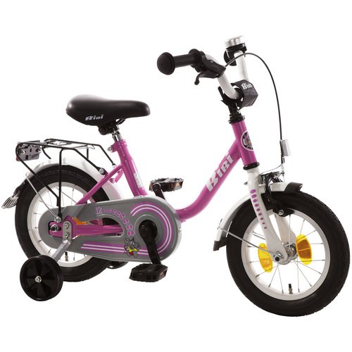 BACHTENKIRCH Kinderfahrrad »Bibi«, 1 Gang, U-Type Rahmen, Weiß-Pink