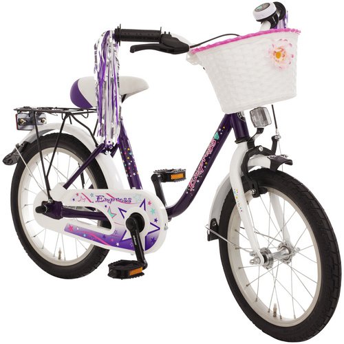 BACHTENKIRCH Kinderfahrrad »Empress«, 1 Gang, U-Type Rahmen, Weiß-Lila