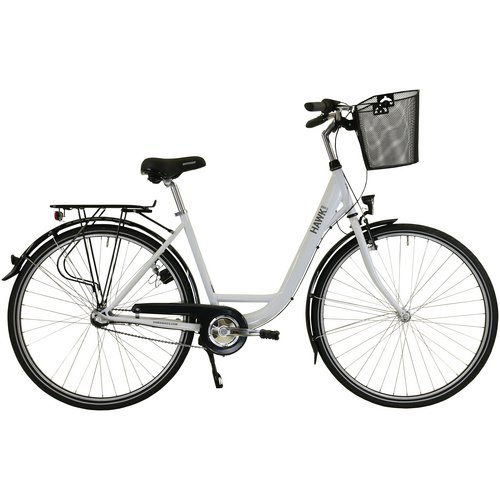 HAWK Bikes Cityrad »Wave Premium Plus«, 28 Zoll, 3-Gang, Damen