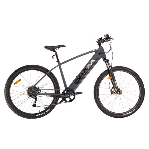 Saxxx E-Bike, Mountainbike, 9-Gang, 27.5″, RH: 47 cm, 468 W, 36 V, max. Reichweite: 130 km