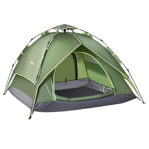 Outsunny Campingzelt, Für: 2, dunkelgrün