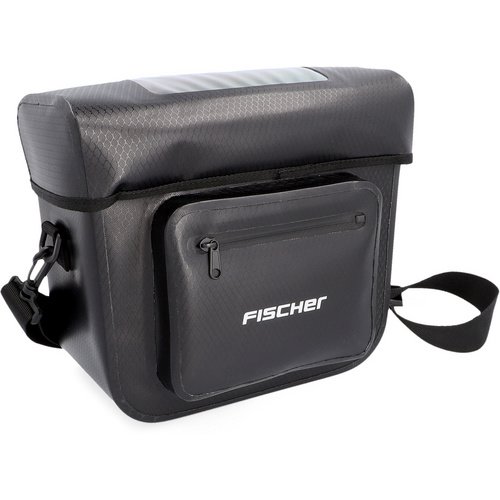FISCHER DIE FAHRRADMARKE Lenkertasche »Plus Terra«, Kunststoff, schwarz, 7 l