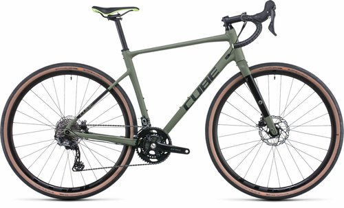 Cube Nuroad Race olive´n´black 2022 28"; Diamant