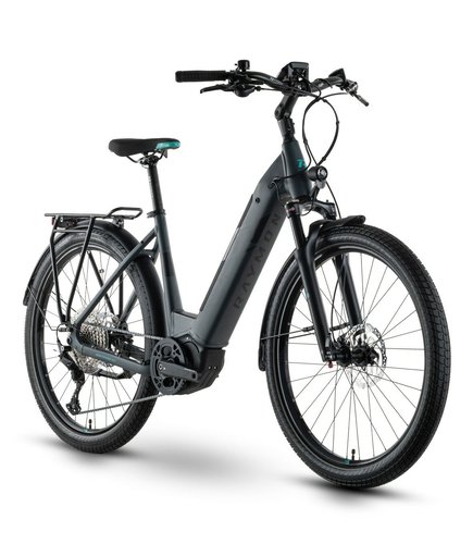 Raymon TourRay E 6.5 grey/black/aqua 2022 27,5"; 630 Wh Wave