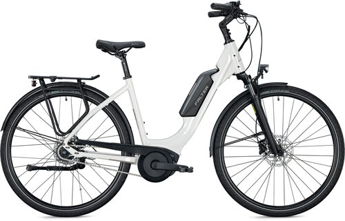 Falter E 9.0 RT 500 white/grey, glossy 2022 28"; 500 Wh Wave